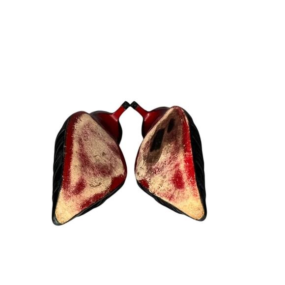 Louboutin Black Kitten Heels 36 - Picture 6 of 10